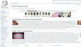 
							         Portal:Zahnmedizin – Wikipedia								  
							    