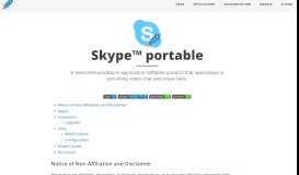 
							         Portapps - Skype™ portable								  
							    