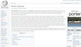 
							         Porter Airlines - Wikipedia								  
							    