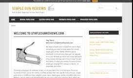 
							         Porter-Cable US58 Upholstery Stapler Review | Staple Gun Reviews								  
							    