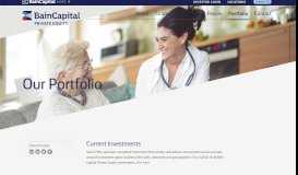 
							         Portfolio | Bain Capital Private Equity								  
							    