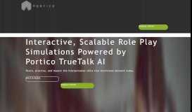 
							         Portico | Role-Play Simulations | Conversation AI | San Francisco								  
							    