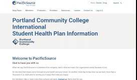 
							         Portland Community College - PacificSource								  
							    