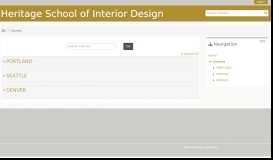 
							         PORTLAND - Heritage School of Interior Design								  
							    