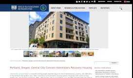 
							         Portland, Oregon: Central City Concern Administers Recovery ...								  
							    