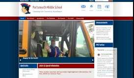 
							         Portsmouth Middle School / Homepage - Portsmouth School Department								  
							    