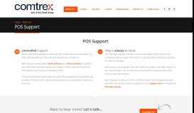 
							         POS Support | Comtrex | Restaurant ePOS Software | Hospitality ePOS								  
							    