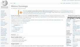 
							         Positivo Tecnologia - Wikipedia								  
							    