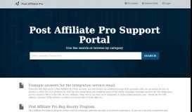 
							         Post Affiliate Pro Support Portal								  
							    