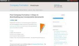 
							         Post Company Formation: How long do changes take? - Company ...								  
							    