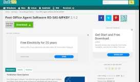 
							         Post Office Agent Software RD-SAS-MPKBY Free Download								  
							    