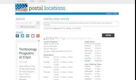 
							         Post Office in Portal, GA - Hours and Location - Postal Locations								  
							    