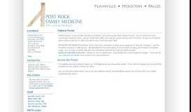 
							         Post Rock Family Medicine » Patient Portal								  
							    