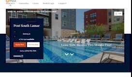 
							         Post South Lamar | New Apartments for Rent in Austin, TX | MAA								  
							    