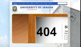 
							         post utme screening of prospective candidates ... - University of Ibadan								  
							    