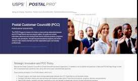 
							         Postal Customer Council® (PCC) | PostalPro								  
							    