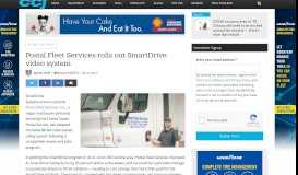 
							         Postal Fleet Services rolls out SmartDrive video system								  
							    