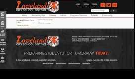 
							         Posted Tuesday, November 5, 2013 - Loveland Schools News Article								  
							    