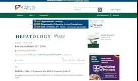 
							         Posters (Abstracts 301–2389) - 2018 - Hepatology - Wiley Online Library								  
							    