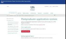 
							         Postgraduate application system : How to apply for a PhD : ... : Study ...								  
							    