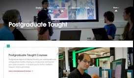 
							         Postgraduate Taught Degrees | Abertay University								  
							    