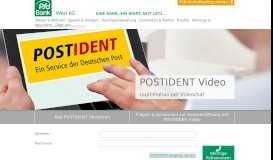 
							         POSTIDENT Video - Konto eröffnen ohne Medienbruch - PSD Bank Köln								  
							    