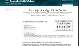 
							         Poston Junior High School » Media Center - Mesa Public Schools								  
							    