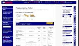 
							         Postversand Polen - Brief, Paket, Päckchen, Postkarte | Portal für ...								  
							    