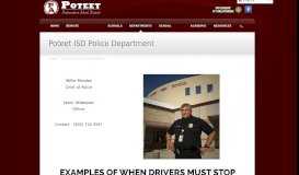 
							         Poteet ISD Police Department								  
							    