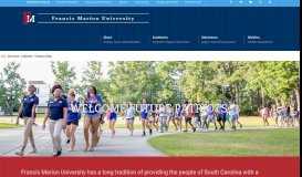 
							         Potential Students | Francis Marion University								  
							    