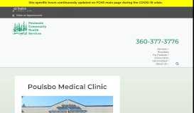 
							         Poulsbo Medical Clinic - Peninsula Community Health Services								  
							    