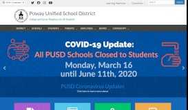 
							         Poway Unified - PUSD Home								  
							    