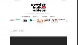 
							         Powder Bulk Videos Portal - Videos on Handling & Processing of ...								  
							    