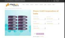 
							         Power Grid Corporation of India - Alightinfosystems								  
							    
