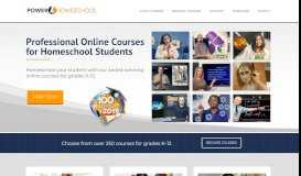 
							         Power Homeschool: Online Homeschool Program (K-12)								  
							    