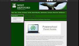 
							         Power Parent - West Deptford School District								  
							    