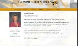 
							         Power School – Fremont Public Schools								  
							    