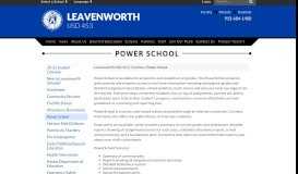 
							         Power School - Leavenworth USD 453								  
							    