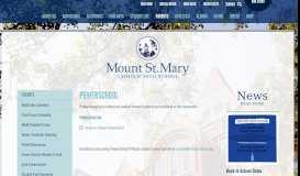 
							         Power School - Mount Saint Mary's								  
							    