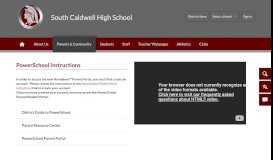 
							         Power School / Powerschool Information Home - Caldwell County ...								  
							    