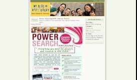 
							         Power Search@NYP Library Portal | NYP Library's Blog								  
							    