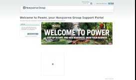 
							         Power, your Husqvarna Dealer Portal - Husqvarna Group								  
							    