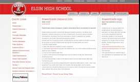 
							         PowerGrade General Info - Elgin High School								  
							    