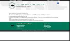 
							         PowerSchool Access - Carlisle Area School District								  
							    