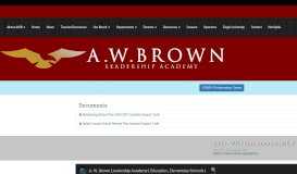 
							         PowerSchool - AW Brown Leadership Academy								  
							    