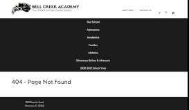 
							         Powerschool - Bell Creek Academy								  
							    