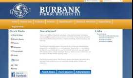 
							         PowerSchool - Burbank School District 111								  
							    