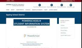 
							         Powerschool | Epping School District								  
							    