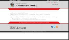 
							         PowerSchool FAQ - School District of South Milwaukee								  
							    