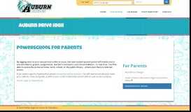 
							         PowerSchool for Parents - Auburn Drive High School - Halifax ...								  
							    